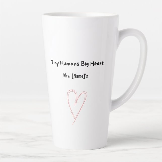 Latte Caneca de Café Personalizada para Professora de Pr (Direita)