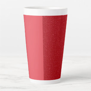Latte Caneca de Café Personalizada Vermelha Tomate Textu