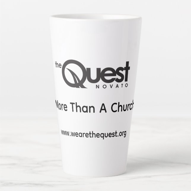 Latte Caneca de Café Quest (Frente)
