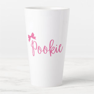Latte Caneca de Café Rosa Fofa "Pookie"