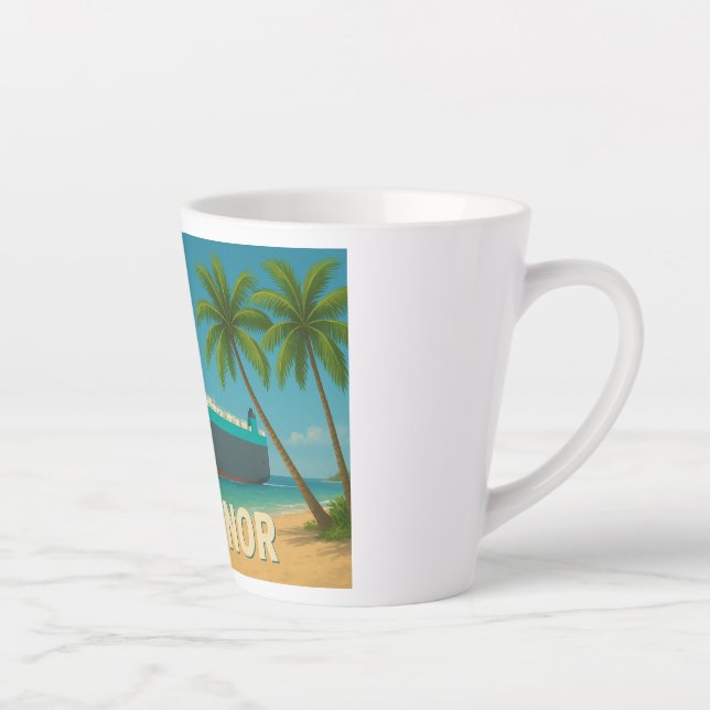 Latte Caneca de Café "Saudações da ARC Honor" (Direita)
