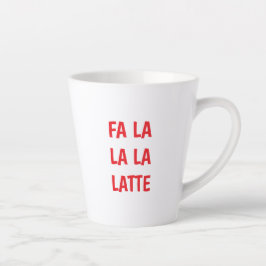 Latte Caneca de Natal para Café com Leite