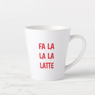 Latte Caneca de Natal para Café com Leite