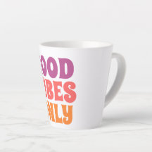 Caneca de Tipografia Colorida e Ousada – Café Mode