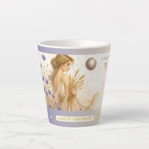 Latte Caneca Pequena de Café com Design Art Nouveau de V