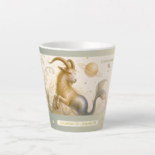 Latte Caneca Pequena de Café com Selo de Salomão de Capr