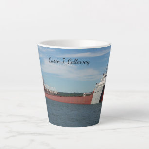 Latte Cason J. Caneca de café