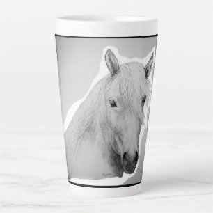 Latte Cavalo, caneca de café