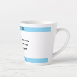 Latte Dia de os pais I Citar 1 caneca de café