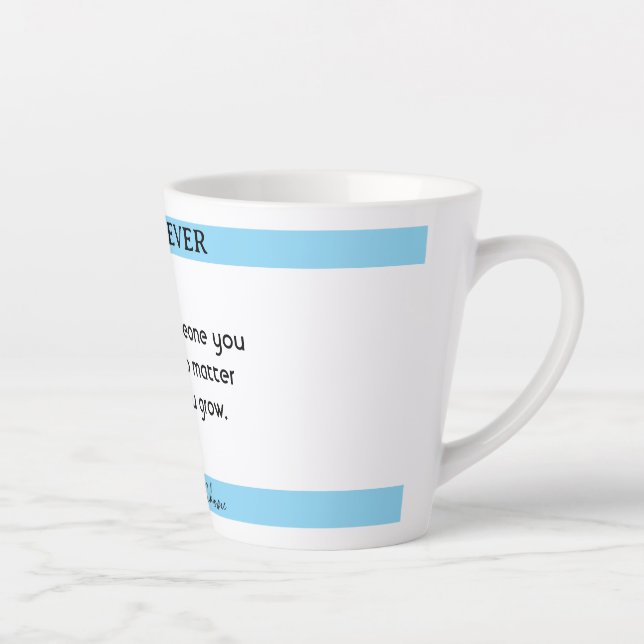 Latte Dia de os pais I Citar 1 caneca de café (Direita)