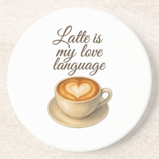 Latte É Minha Linguagem De Amor, Porta copos De Sa
