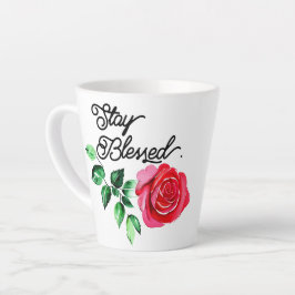 Latte Fique abençoada caneca de café