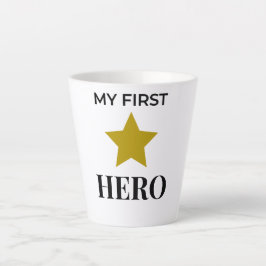 Latte Minha Primeira Caneca de Café do Herói – Presente 