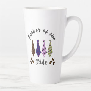 Latte Pai da noiva, caneca de café colorida