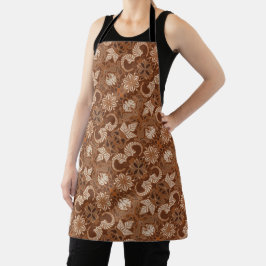 Latte Paisley Apron