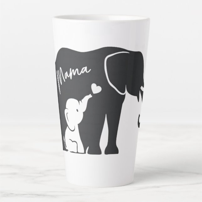 Latte Presente do Dia das Mães - Caneca de Café (Frente)