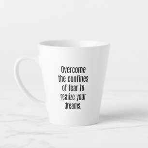 Latte Realize Seus Sonhos Caneca de Café com Leite