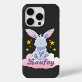 "Laufey Bunny em uma nuvem com estrelas - Design b
