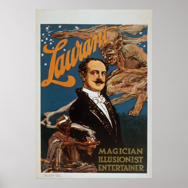 Laurant Magalhista Illusionista VAUDEVILLE Poster (Frente)