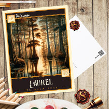 Laurel, Delaware | Cartão Postal Antigo