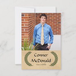 Laurel Leaf - Anúncio de Graduação 3x5