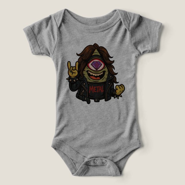 Laut, Härter, Metal: Für den Metalhead-Nachwuchs (Design frontal)