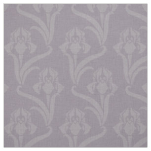 Lavanda Art Nouveau Iris Tecido