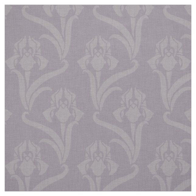 Lavanda Art Nouveau Iris Tecido (Modelo)