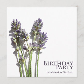 Lavanda| Convites de aniversário