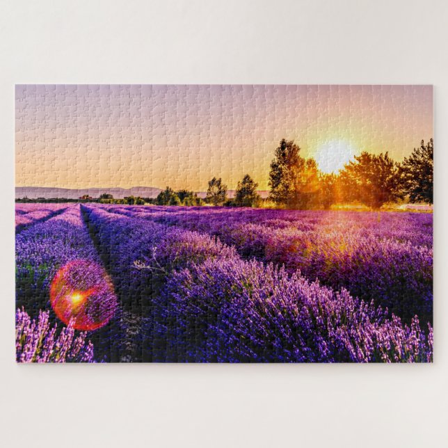 Lavanda De Campo De  Soldado Quebra-cabeça Para Ad (Horizontal)