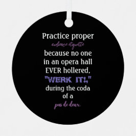 Lavanda de Etiqueta de Audiência de Pais de Dança