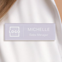 Lavanda de logotipo personalizado Funcionarios par