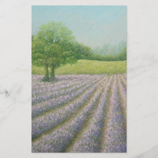 Lavanda de Mayfield em artigos de papelaria