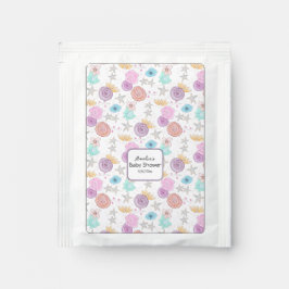 Lavanda de pêssego Chá de fraldas de estrelas de a