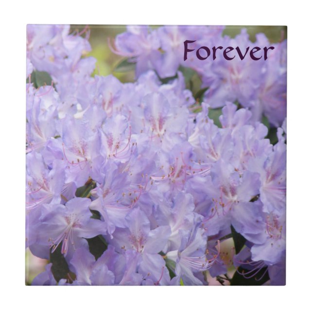 Lavanda de presentes Arte de Azulejo Floral Bridal (Frente)