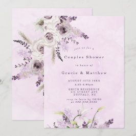 Lavanda de Wisteria White Rose Casal Invite