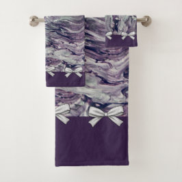 Lavanda e Arcos personalizados do conjunto de banh