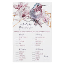 Lavanda e Dourado Hummingbird O que há na sua bols