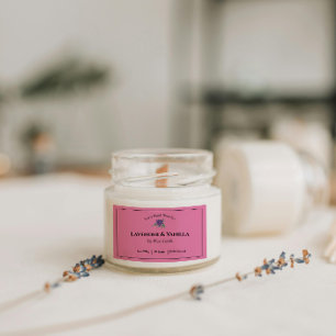 Lavanda E Vinheta De Etiquetas Da Vanilla