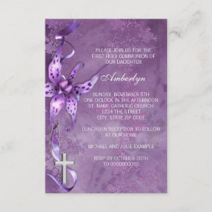 Lavanda Elegante PRIMA PRISÃO CONVITE