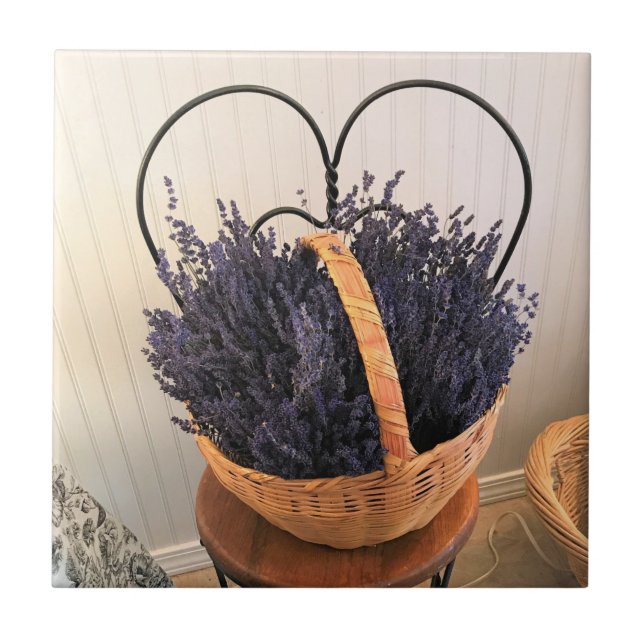 Lavanda em uma cesta (Frente)