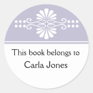 Lavanda Este Livro Pertence A Etiquetas