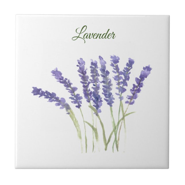Lavanda Herb Greeneren Kitchen Green Purple Cerami (Frente)