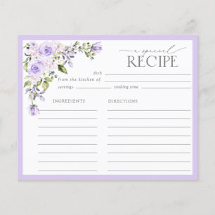 Lavanda Lilac Elegante Chá de panela Floral