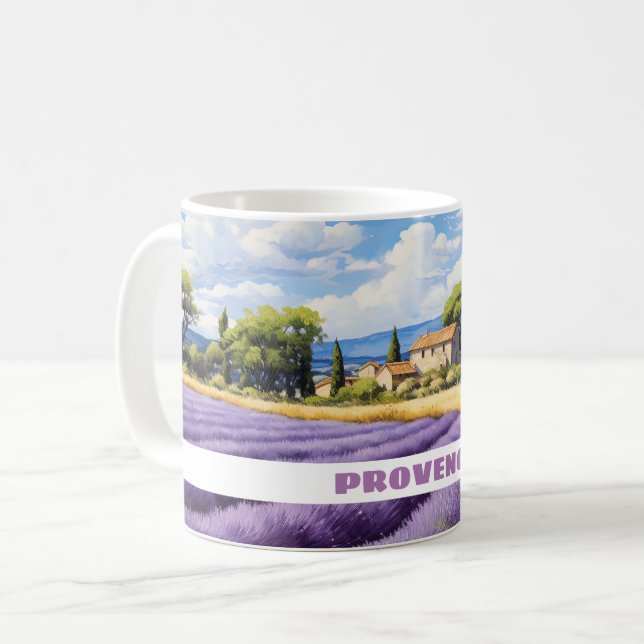 Lavanda na caneca de viagem da Proveniência (Frente Esquerda)