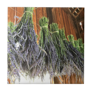 Lavanda pendurada em um celeiro