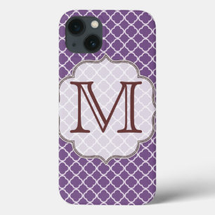 Lavanda Quarterfoil Latti Monograma IPAD Caso