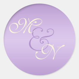 Lavanda, rosa e adesivo de 1,5" com volume de marf