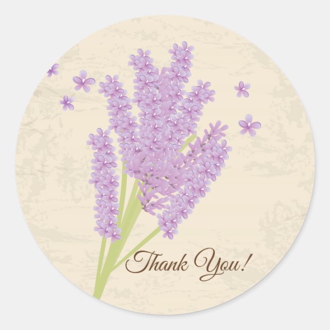 lavanda, roxo, flor, adesivos florais (Frente)