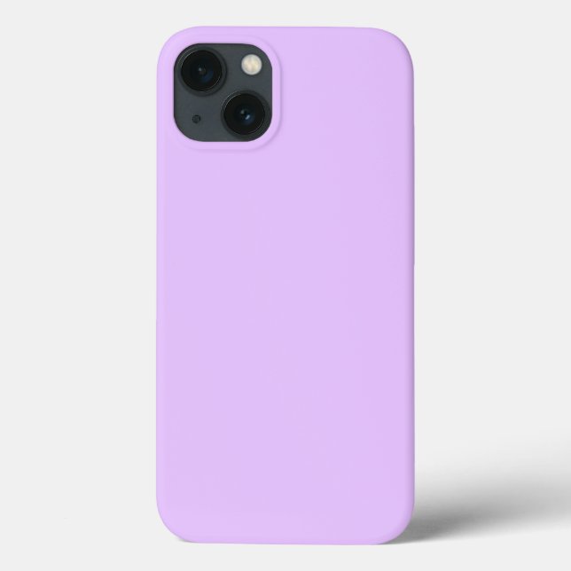 Lavanda Simples - Personalizar - Cobrir iPhone (Verso)